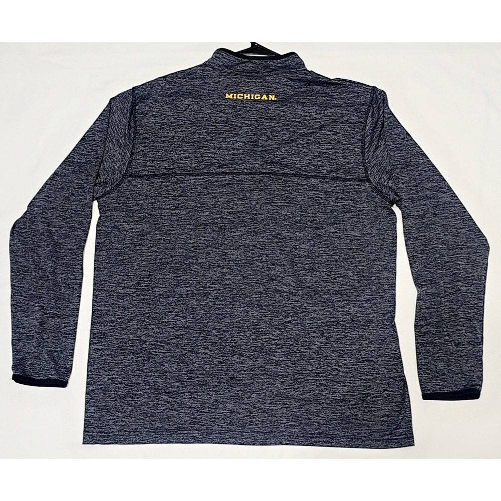 Michigan Men's Colosseum Navy Quarter-Zip lightweight activewear XL - Picture 7 of 9